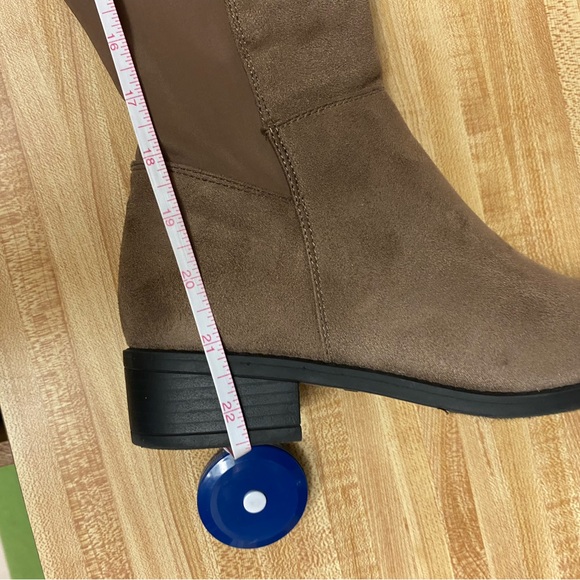 TOP Moda Over the Knee Tan Boots - Picture 8 of 9